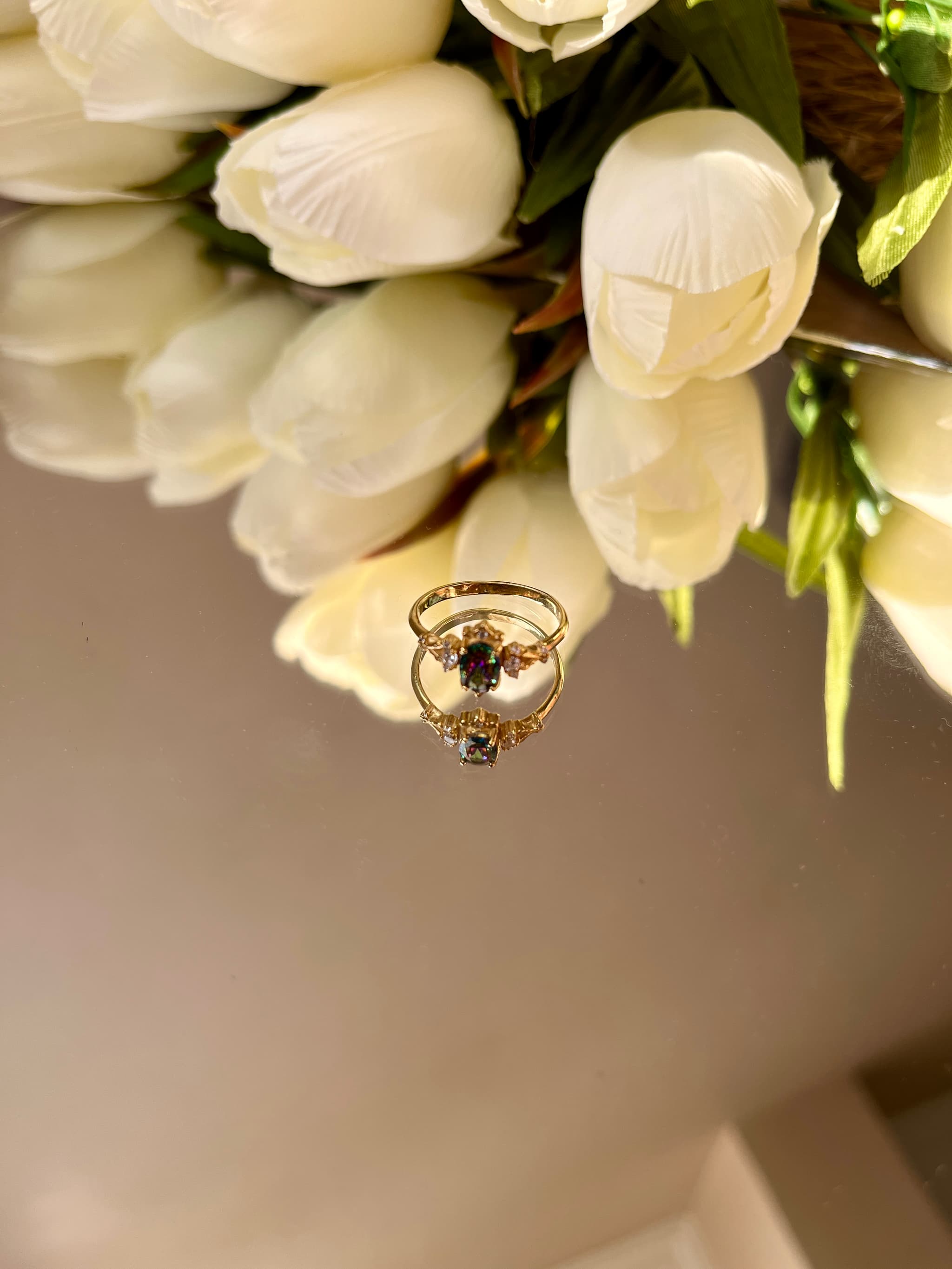 Mystic Radiance ring, angled view 7